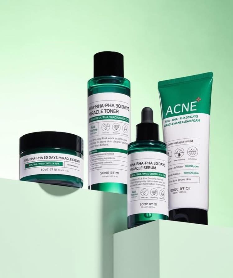 SOME BY MI Miracle All Care Set BIG BOTTLES (Foam+Toner+Serum+Cream) 2 SOME BY MI Miracle All Care Set BIG BOTTLES (Foam+Toner+Serum+Cream) - Image 2