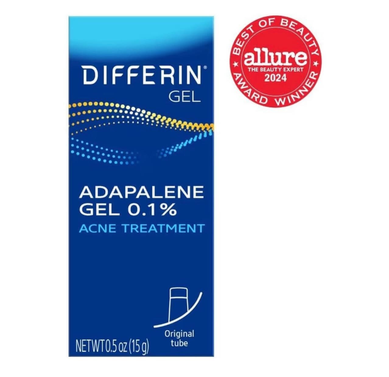 Differin Acne Treatment Gel, 30 Day Supply, Retinoid Treatment for Face with 0.1% Adapalene, Gentle Skin Care for Acne Prone Sensitive Skin, 0.5oz 15g Tube (Packaging May Vary) 4 Differin Acne Treatment Gel, 30 Day Supply, Retinoid Treatment for Face with 0.1% Adapalene, Gentle Skin Care for Acne Prone Sensitive Skin, 0.5oz 15g Tube (Packaging May Vary) - Image 4