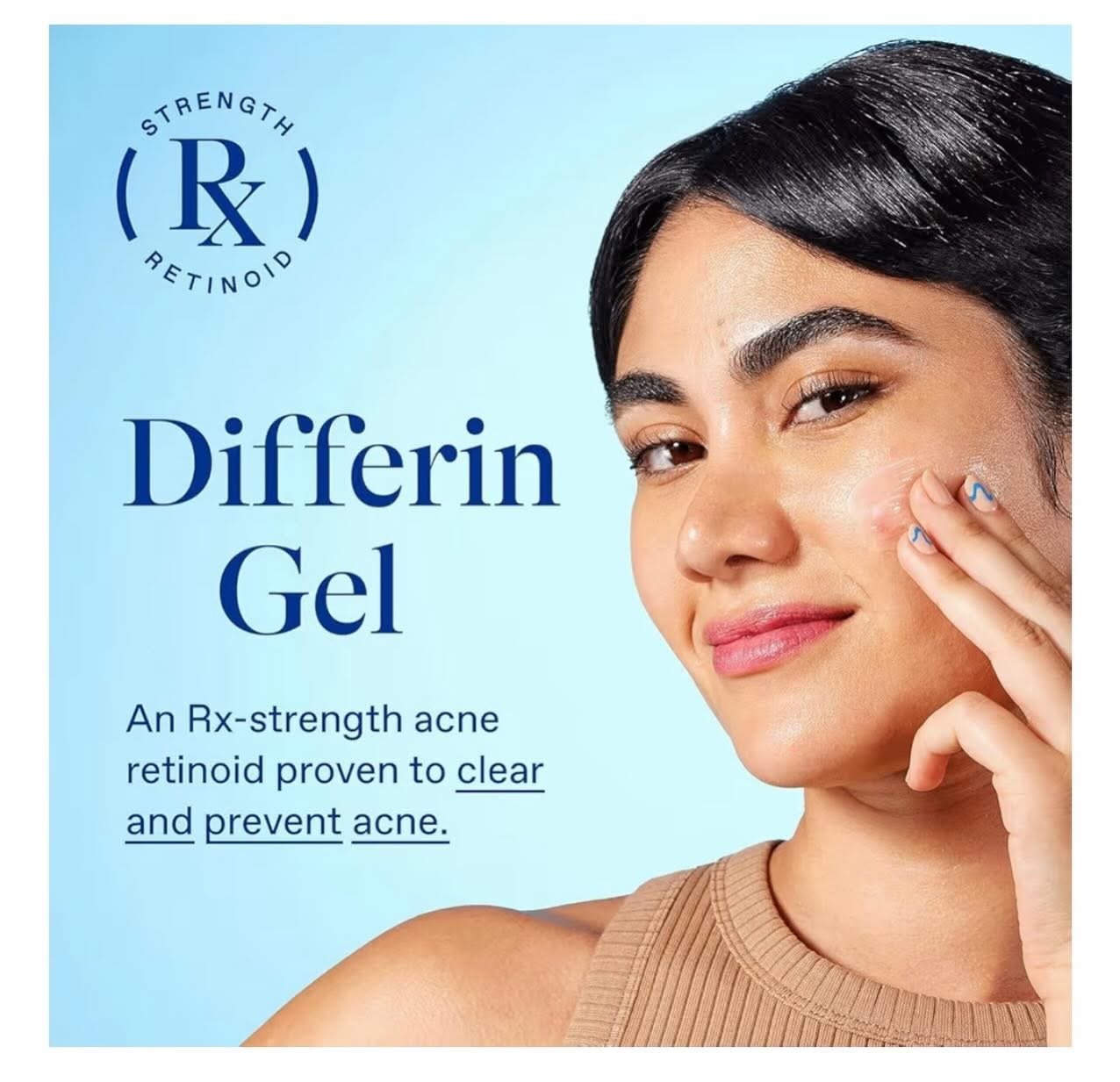 Differin Acne Treatment Gel, 30 Day Supply, Retinoid Treatment for Face with 0.1% Adapalene, Gentle Skin Care for Acne Prone Sensitive Skin, 0.5oz 15g Tube (Packaging May Vary) 2 Differin Acne Treatment Gel, 30 Day Supply, Retinoid Treatment for Face with 0.1% Adapalene, Gentle Skin Care for Acne Prone Sensitive Skin, 0.5oz 15g Tube (Packaging May Vary) - Image 2