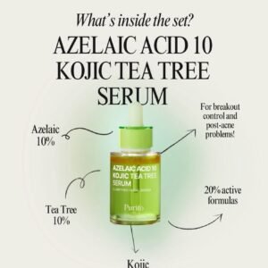 Home 3 PURITO Azelaic Acid 10% + Kojic Acid + Tea Tree Facial Serum | for Acne & Marks, Breakouts | High-Level Azelaic Acid 10% | Korean skincare, 30mL 1.01 fl.oz