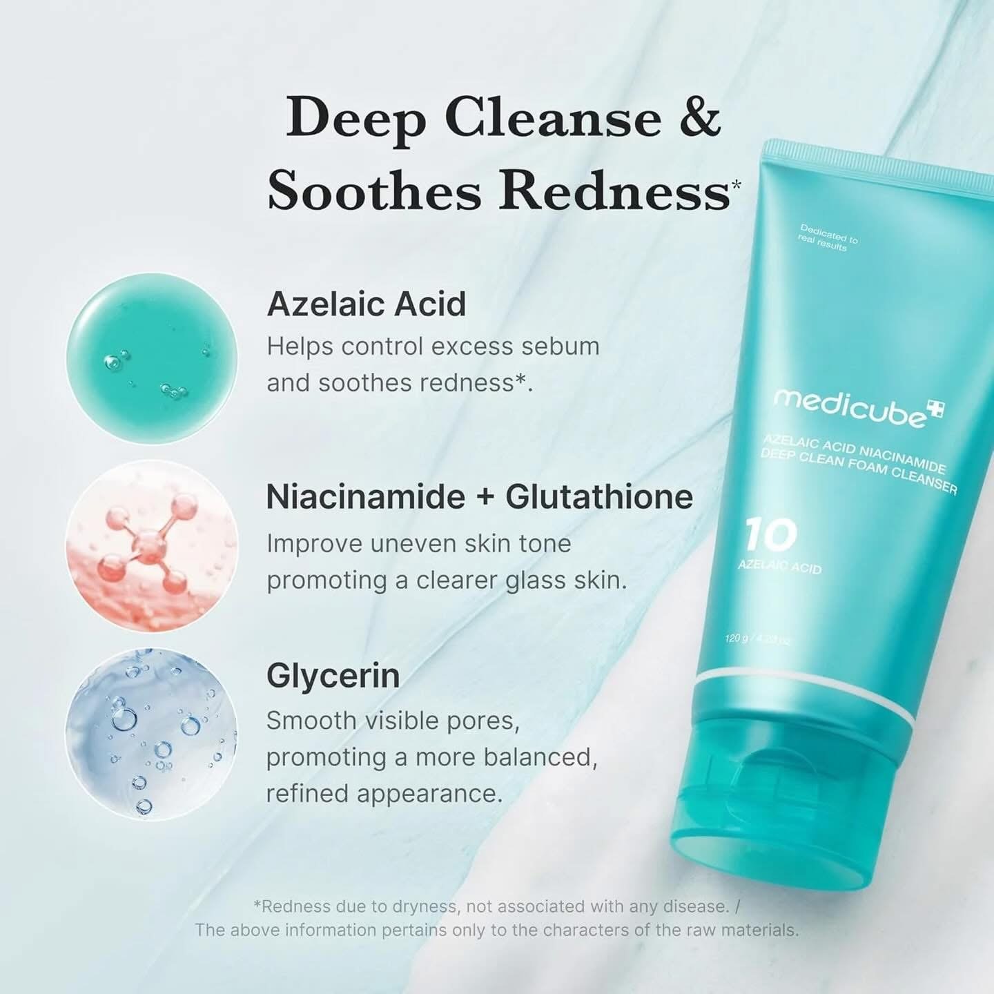 medicube Facial Cleanser Azelaic Acid Whip Cleanser | Soothing Cleansing Foam for Troubled Skin | Ideal for use after spot care, Excess Sebum Control | Niacinamide, Glycerin | Korean Skincare, 4.23 oz 2 medicube Facial Cleanser Azelaic Acid Whip Cleanser | Soothing Cleansing Foam for Troubled Skin | Ideal for use after spot care, Excess Sebum Control | Niacinamide, Glycerin | Korean Skincare, 4.23 oz - Image 2