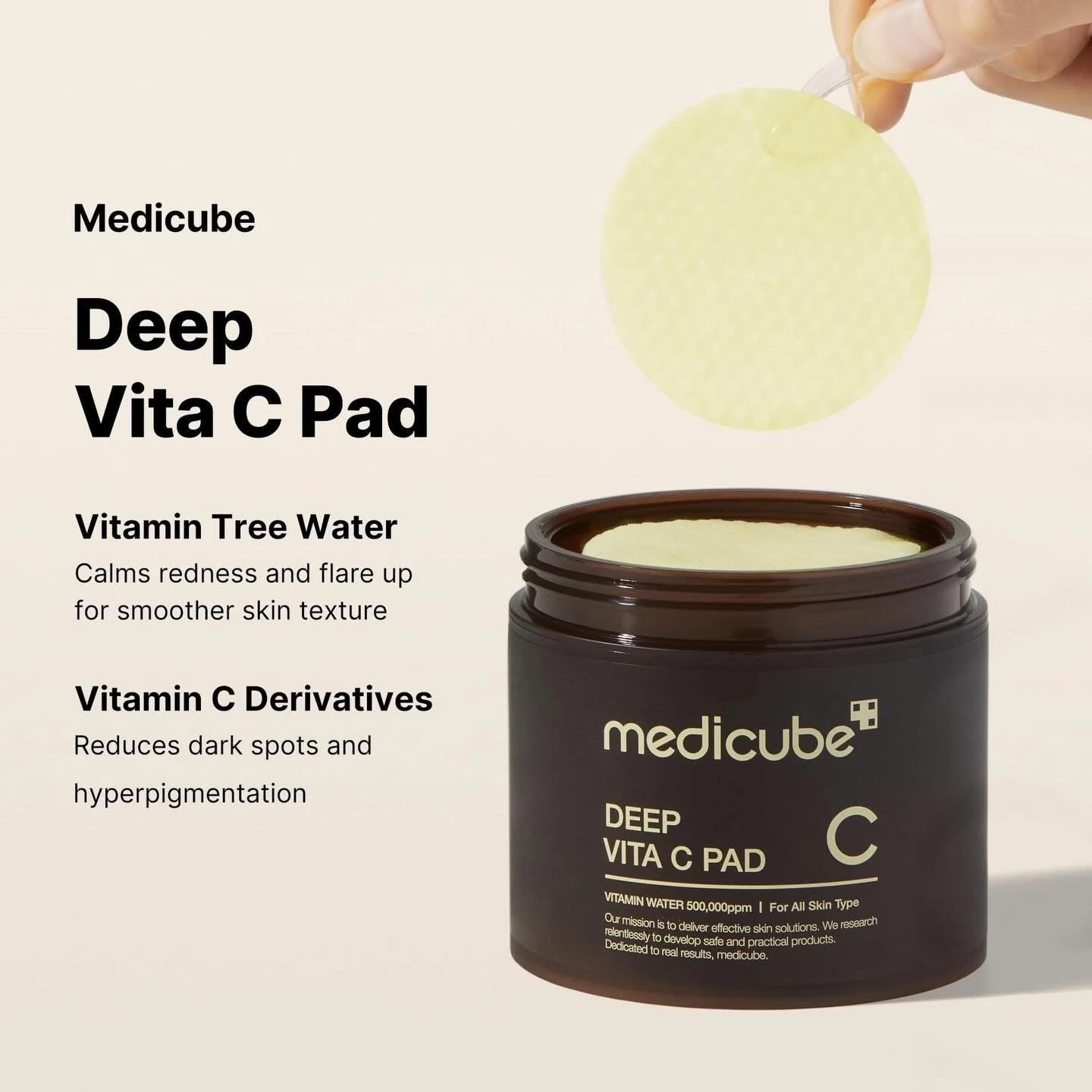 Medicube Toner Pads Deep Vita C Facial Toner Pad for Uneven Skin Tone & Texture | Vitamin Water and 3 Types of Vitamin, Deeply Hydrating & Resurfacing Pad | Korean Skin Care, 70 Pads 5 Medicube Toner Pads Deep Vita C Facial Toner Pad for Uneven Skin Tone & Texture | Vitamin Water and 3 Types of Vitamin, Deeply Hydrating & Resurfacing Pad | Korean Skin Care, 70 Pads - Image 5