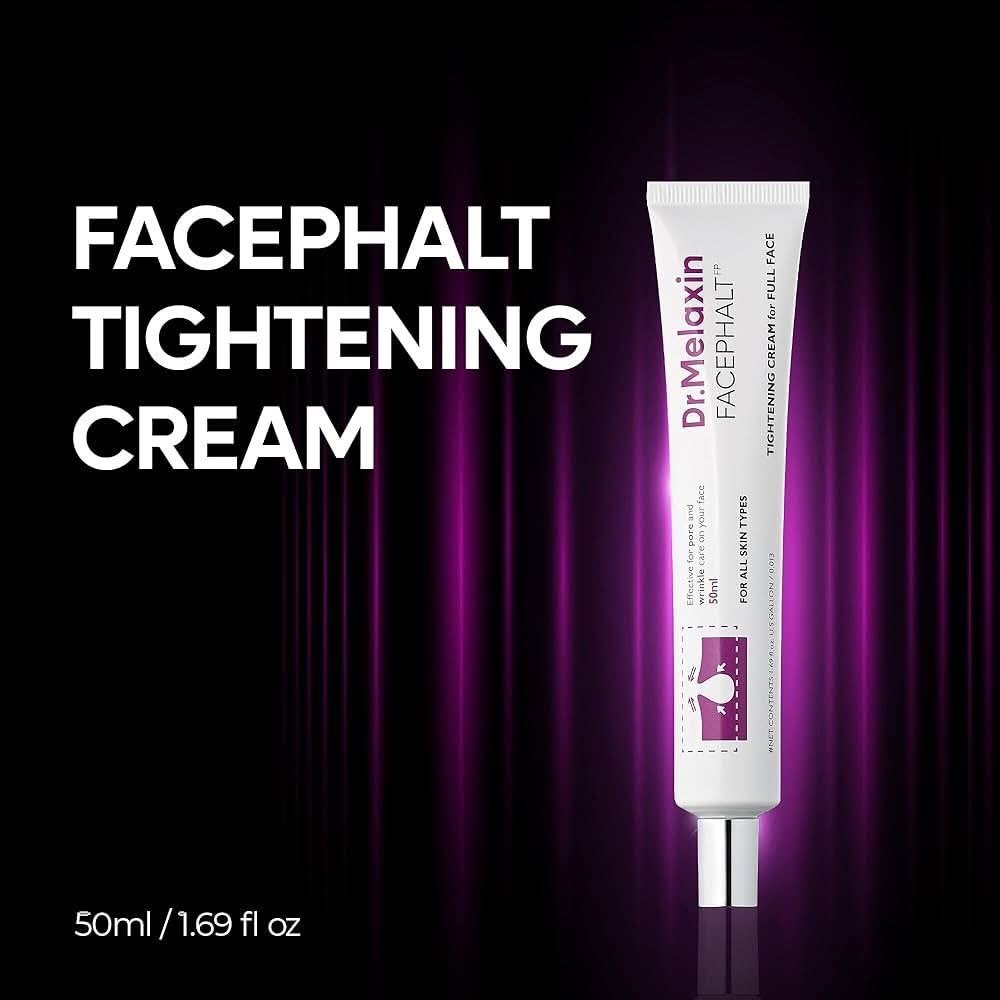 Dr. Melaxin Face Phalt Tightening Cream, 1.7 fl oz (50 ml), Pores, Lifting, Wrinkles, Hali, Sebum, Collagen, Volume, Calamine, Korean Skin Care, Korean Cosmetics 1 Dr. Melaxin Face Phalt Tightening Cream, 1.7 fl oz (50 ml), Pores, Lifting, Wrinkles, Hali, Sebum, Collagen, Volume, Calamine, Korean Skin Care, Korean Cosmetics