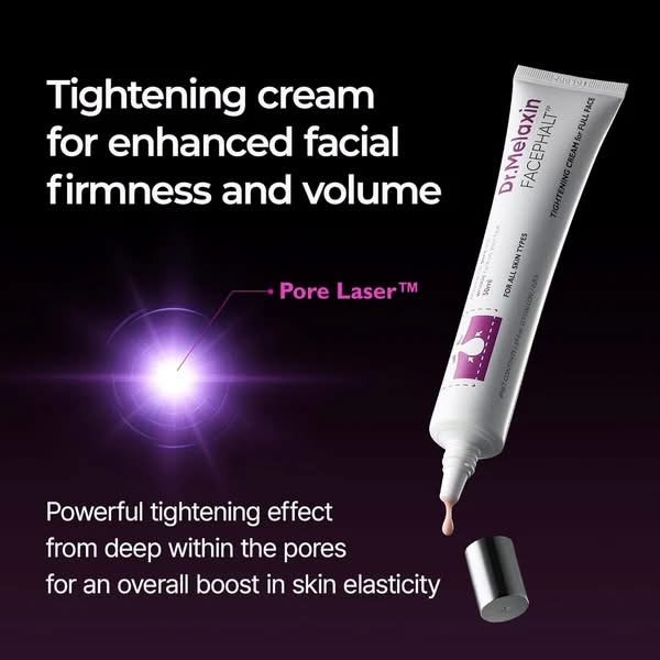 Dr. Melaxin Face Phalt Tightening Cream, 1.7 fl oz (50 ml), Pores, Lifting, Wrinkles, Hali, Sebum, Collagen, Volume, Calamine, Korean Skin Care, Korean Cosmetics 3 Dr. Melaxin Face Phalt Tightening Cream, 1.7 fl oz (50 ml), Pores, Lifting, Wrinkles, Hali, Sebum, Collagen, Volume, Calamine, Korean Skin Care, Korean Cosmetics - Image 3